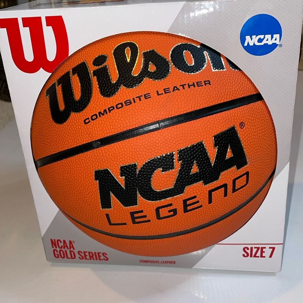 Wilson Leather NCAA Gold Series Legend Basketball New